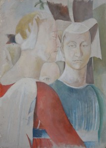 005. Secco tanulmány (Pierro della Francesca után) / Secco study after Pierro della Francesca                 